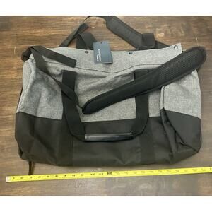 Ashbury by Spector & Co LEGO Grey Black Large Duffel Waterpro Bag Heavy Duty NWT